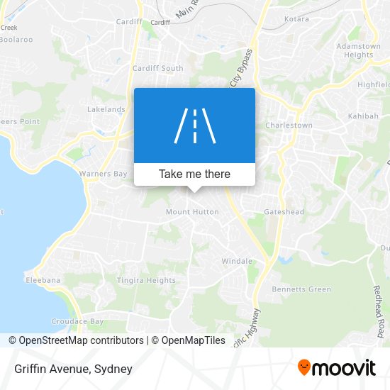 Griffin Avenue map