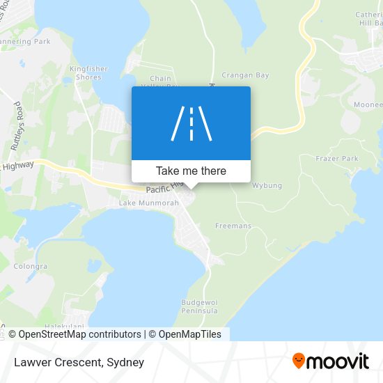 Lawver Crescent map