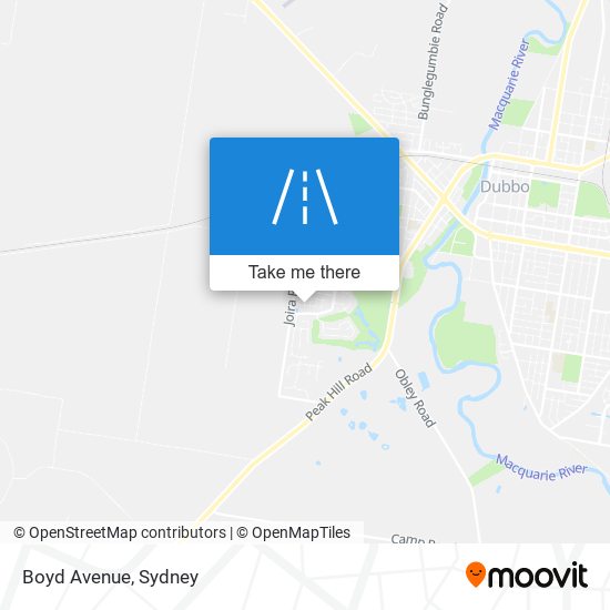 Boyd Avenue map