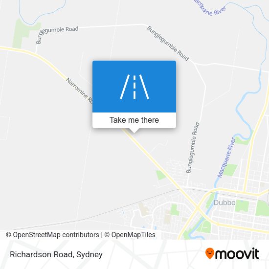 Richardson Road map