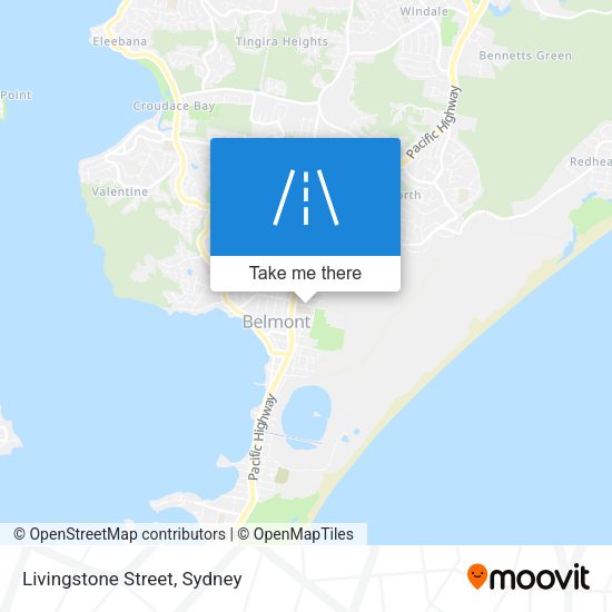 Livingstone Street map