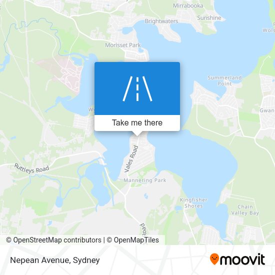 Nepean Avenue map