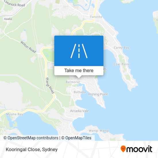 Kooringal Close map