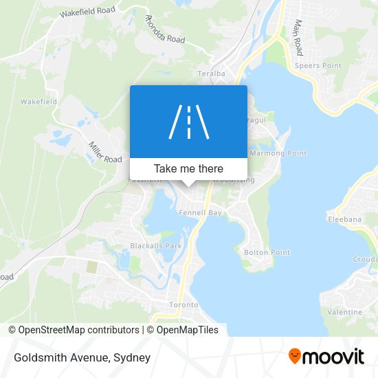 Goldsmith Avenue map