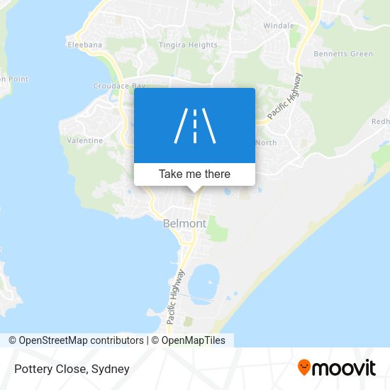 Pottery Close map