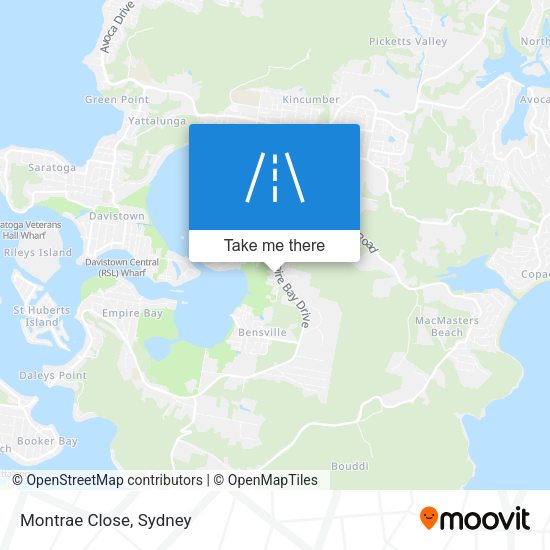 Montrae Close map