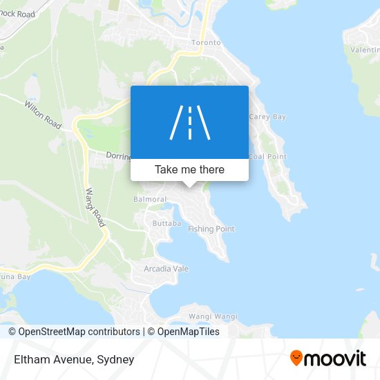 Eltham Avenue map