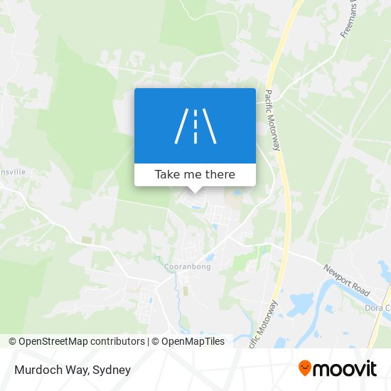 Murdoch Way map