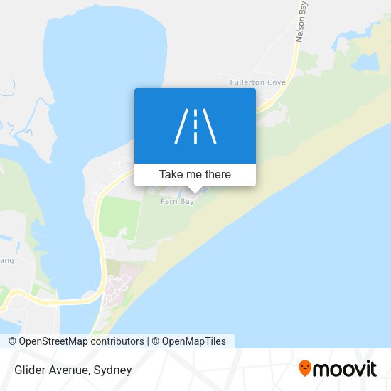 Glider Avenue map