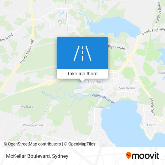 McKellar Boulevard map