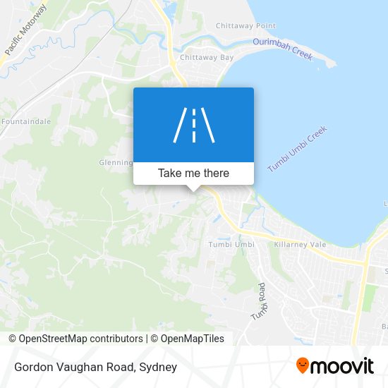 Gordon Vaughan Road map