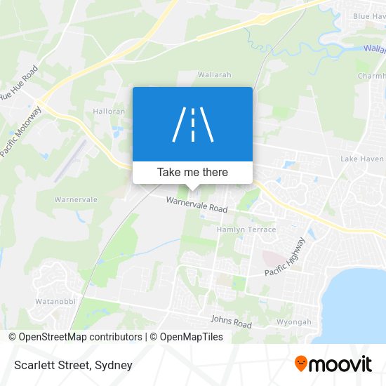 Scarlett Street map