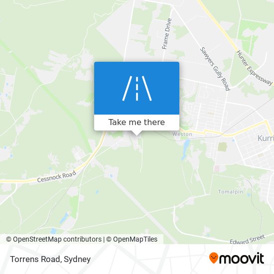 Mapa Torrens Road