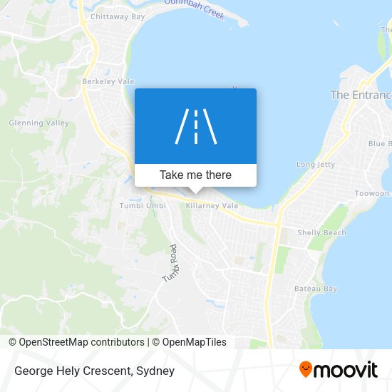 George Hely Crescent map