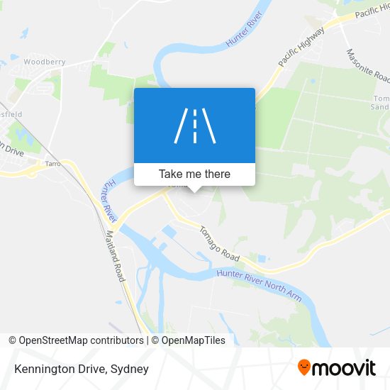 Kennington Drive map