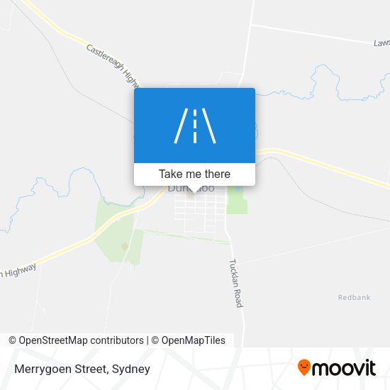 Merrygoen Street map