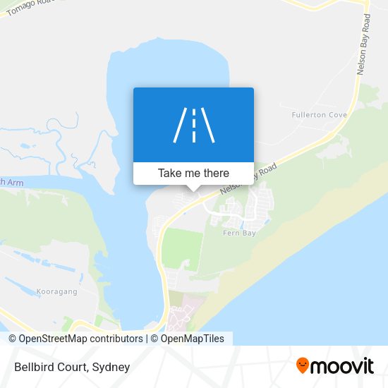 Bellbird Court map