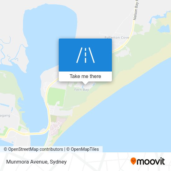 Munmora Avenue map