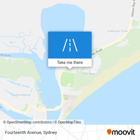 Fourteenth Avenue map