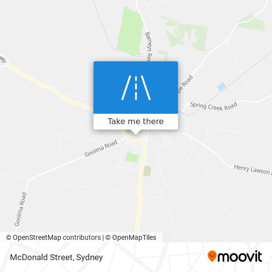 McDonald Street map
