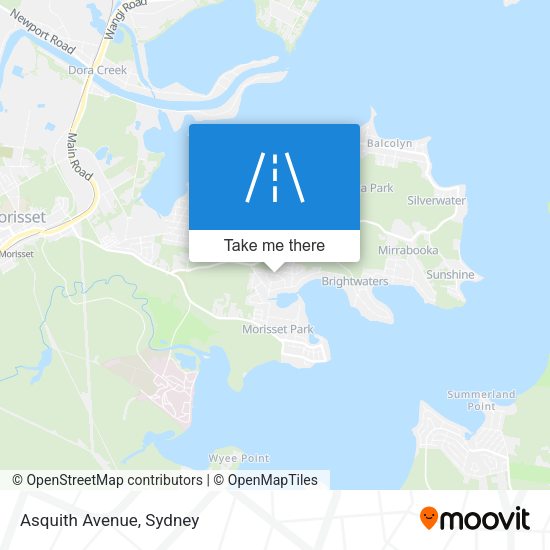 Asquith Avenue map