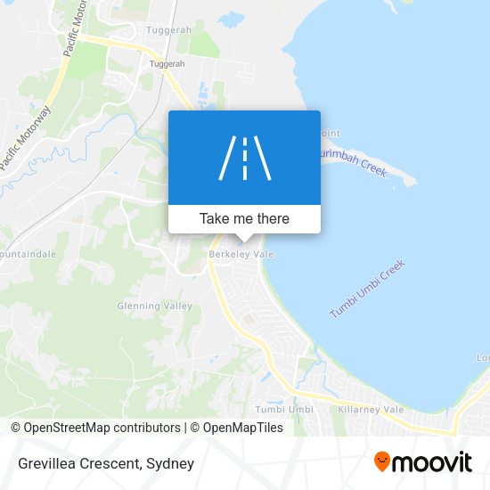 Grevillea Crescent map