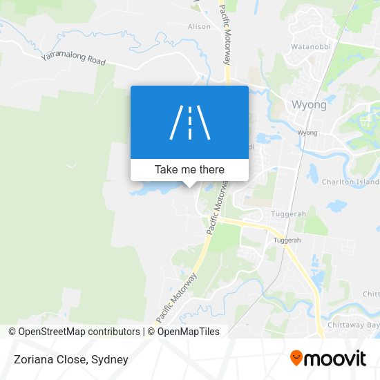 Zoriana Close map