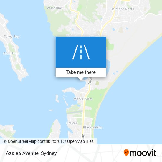 Azalea Avenue map