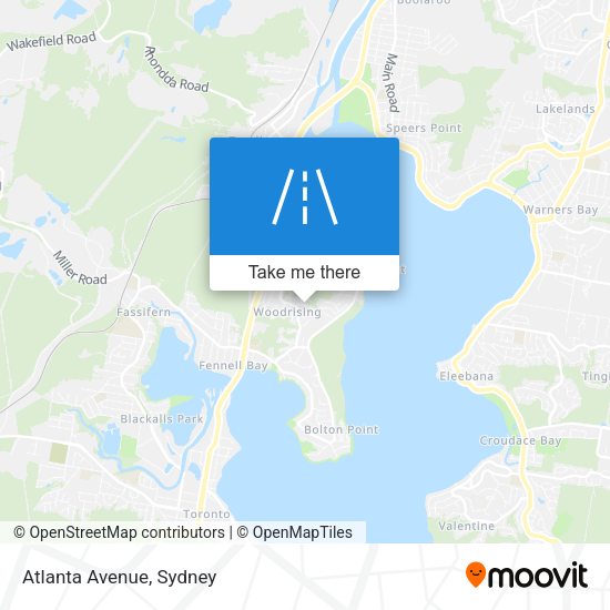 Atlanta Avenue map