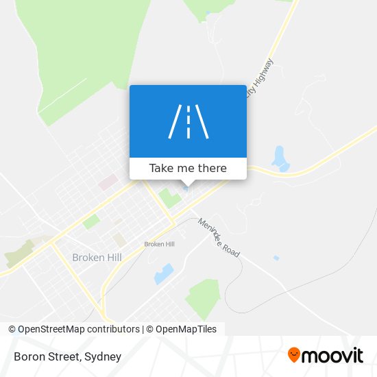 Boron Street map