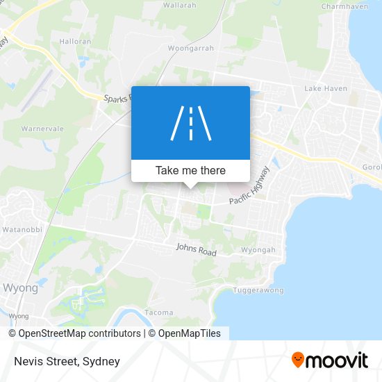 Nevis Street map