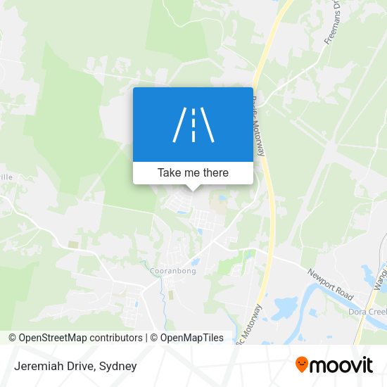 Jeremiah Drive map