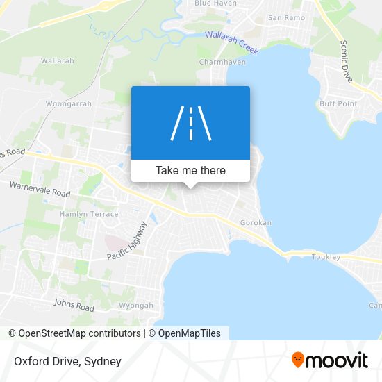 Oxford Drive map