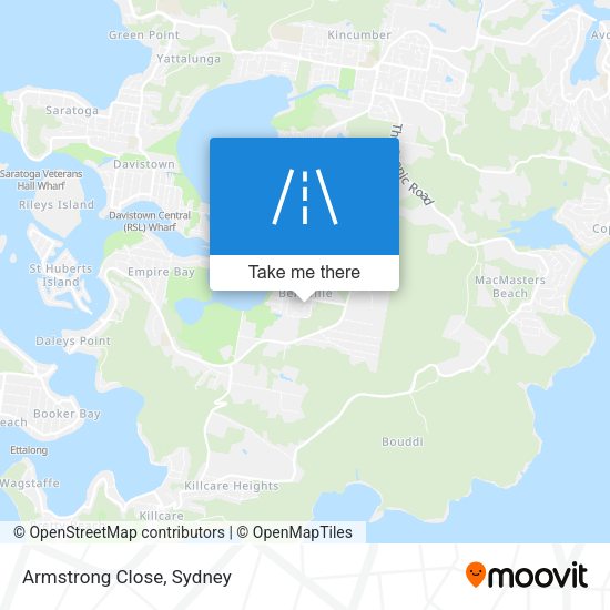 Armstrong Close map