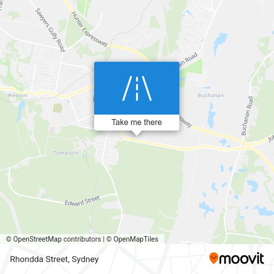 Rhondda Street map