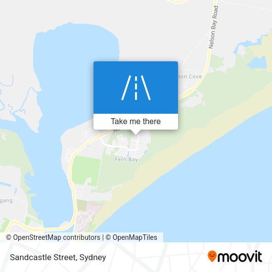 Sandcastle Street map