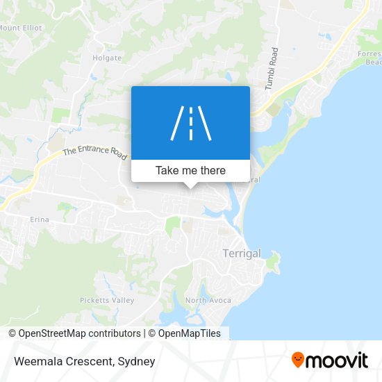 Weemala Crescent map