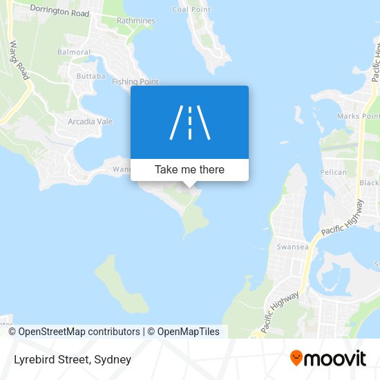 Lyrebird Street map