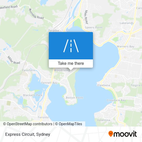 Express Circuit map