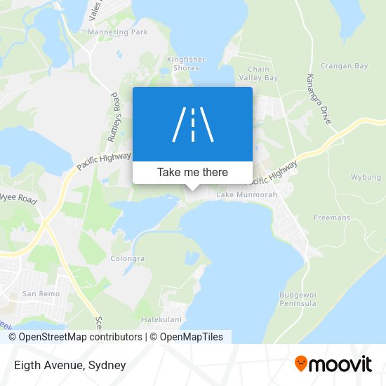 Eigth Avenue map