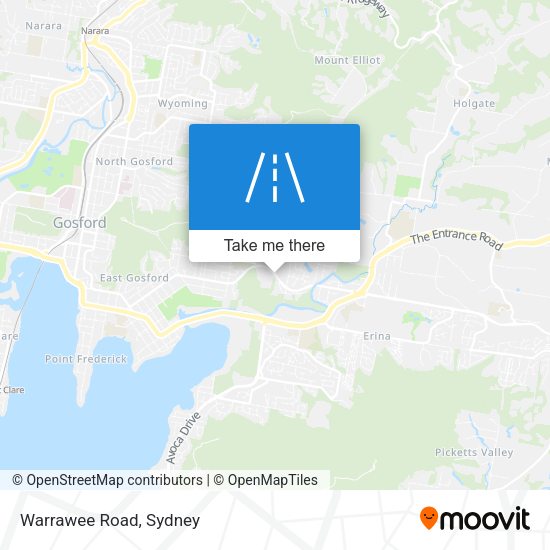 Warrawee Road map