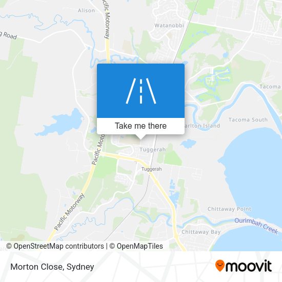Morton Close map