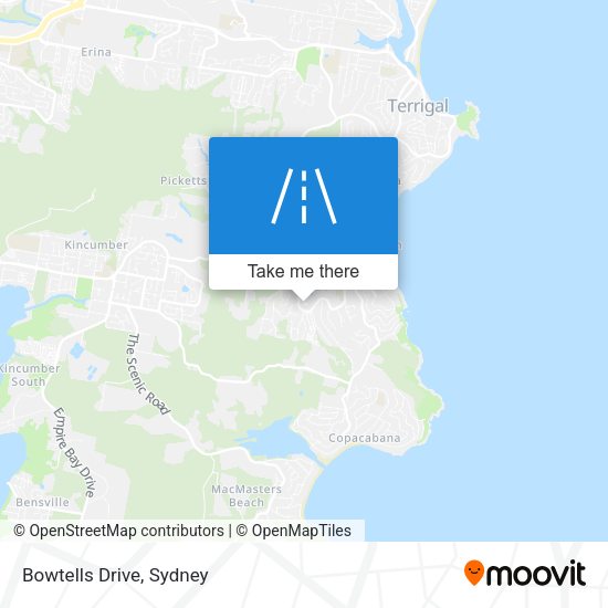 Bowtells Drive map