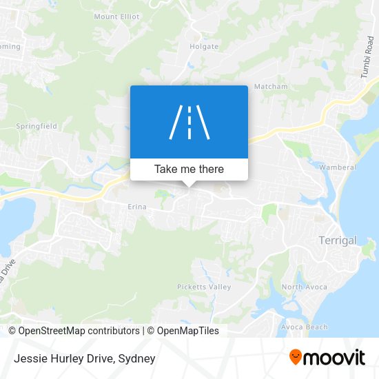 Jessie Hurley Drive map