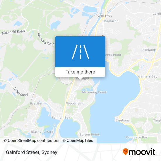 Gainford Street map
