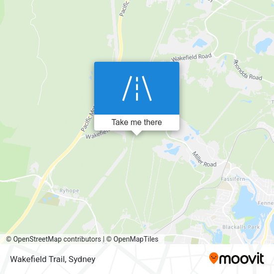 Wakefield Trail map