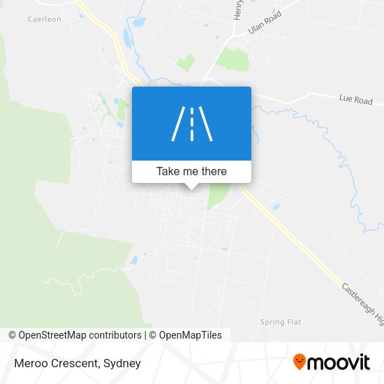 Meroo Crescent map