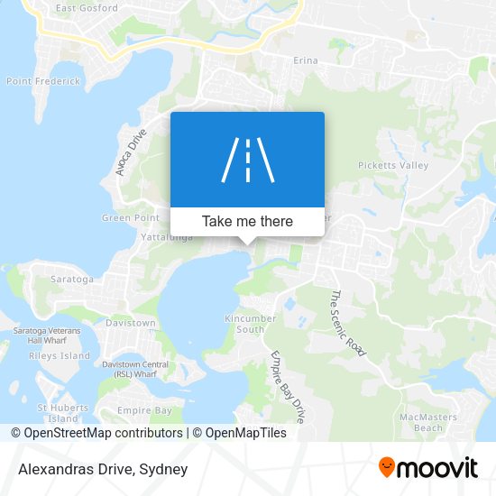 Alexandras Drive map