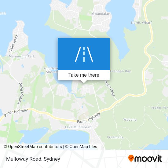 Mulloway Road map