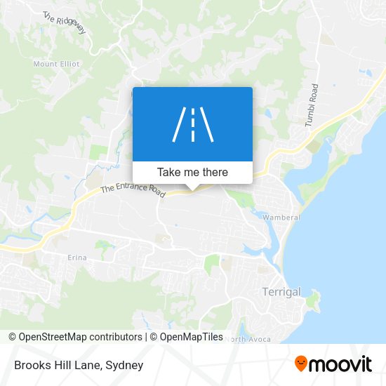 Brooks Hill Lane map